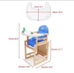 Kids Wooden High Quality Table, Chair || Imported || Fine Quality || Removeable